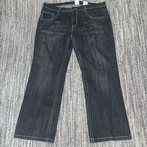 Men's Bootcut Jeans - Black